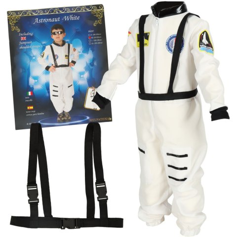 KOSTIUM STRÓJ KARNAWAŁOWY PRZEBRANIE ASTRONAUTA ROZMIAR M 110-120CM
