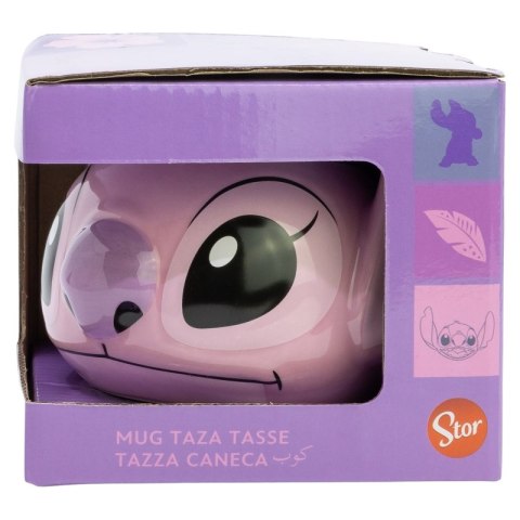 Disney Stitch - Kubek ceramiczny 3D w pudełku prezentowym z kolekcji Angel 375 ml