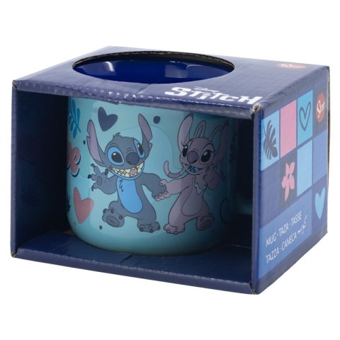 Disney Stitch - Kubek ceramiczny w pudełku prezentowym z kolekcji Stitch & Angel 355 ml