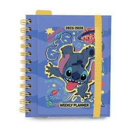 Disney Stitch - Kalendarz / Planner tygodniowy A5 2025/2026