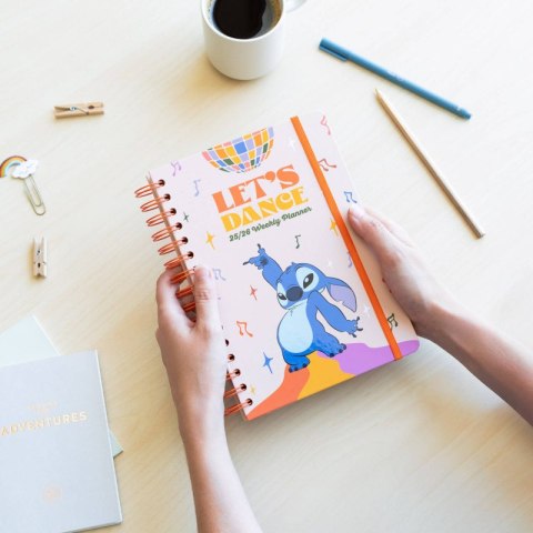 Disney Stitch - Kalendarz / Planner tygodniowy A5 2025/2026