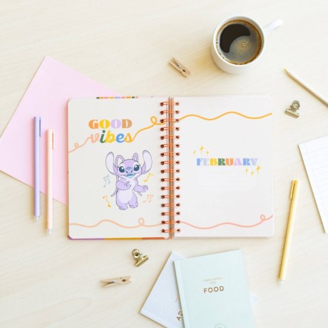 Disney Stitch - Kalendarz / Planner tygodniowy A5 2025/2026