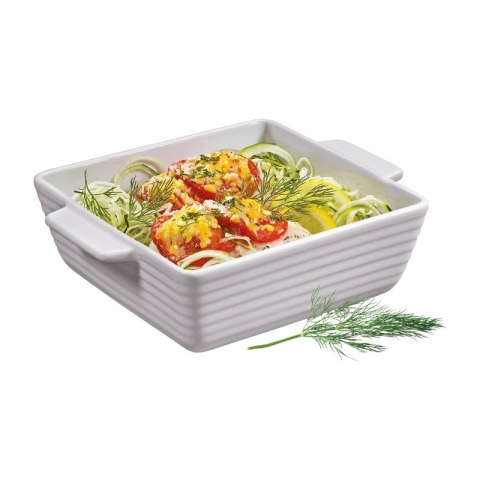 Küchenprofi Burgund - Brytfanna porcelanowa / naczynie do zapiekania kwadratowe 15×15×5 cm Küchenprofi Burgund - Brytfanna porcelanowa / naczynie do zapiekania kwadratowe 15×15×5 cm