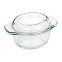 Küchenprofi Elsass - Naczynie żaroodporne ze szkła borokrzemowego z pokrywką 1,4 l 18×11,5 cm