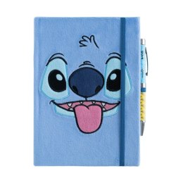 Disney Stitch - Pluszowy notatnik A5 + długopis latarka z kolekcji Tropical