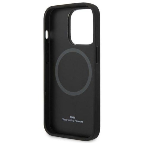 BMW Signature Logo Imprint MagSafe - Etui iPhone 14 Pro (Czarny) BMW Signature Logo Imprint MagSafe - Etui iPhone 14 Pro (Czarny)