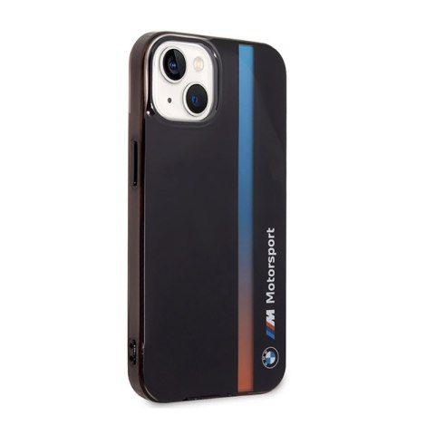 BMW Tricolor Stripe - Etui iPhone 14 (Czarny) BMW Tricolor Stripe - Etui iPhone 14 (Czarny)