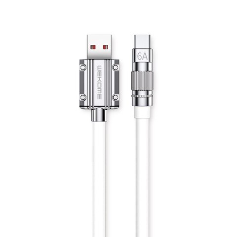 WEKOME WDC-186 Wingle Series - Kabel połączeniowy USB-A do USB-C Fast Charging 1 m (Biały) WEKOME WDC-186 Wingle Series - Kabel połączeniowy USB-A do USB-C Fast Charging 1 m (Biały)