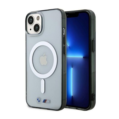 BMW Silver Ring MagSafe - Etui iPhone 14 (Przezroczysty) BMW Silver Ring MagSafe - Etui iPhone 14 (Przezroczysty)