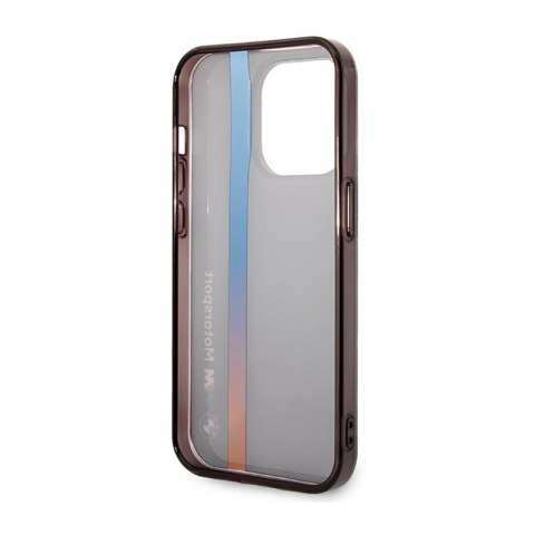 BMW Tricolor Stripe - Etui iPhone 14 Pro (Czarny) BMW Tricolor Stripe - Etui iPhone 14 Pro (Czarny)
