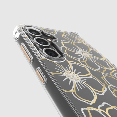 Case-Mate Floral Gems - Etui Samsung Galaxy S23 FE 5G (Gold) Case-Mate Floral Gems - Etui Samsung Galaxy S23 FE 5G (Gold)