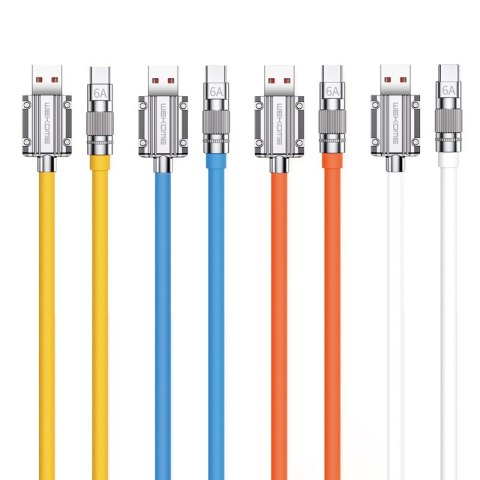 WEKOME WDC-186 Wingle Series - Kabel połączeniowy USB-A do USB-C Fast Charging 1 m (Pomarańczowy) WEKOME WDC-186 Wingle Series - Kabel połączeniowy USB-A do USB-C Fast Charging 1 m (Pomarańczowy)