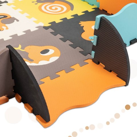 MATA EDUKACYJNA PIANKOWA PUZZLE ZWIERZĄTKA KOLOROWA 114 X 114 CM 25 ELEMENTÓW FOLIA MATA EDUKACYJNA PIANKOWA PUZZLE ZWIERZĄTKA KOLOROWA 114 X 114 CM 25 ELEMENTÓW FOLIA