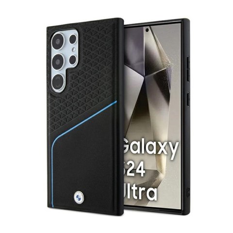 BMW Signature Leather Textured & Line MagSafe - Etui Samsung Galaxy S24 Ultra (czarny) BMW Signature Leather Textured & Line MagSafe - Etui Samsung Galaxy S24 Ultra (czarny)