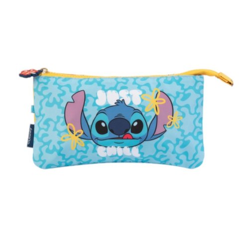 Disney Stitch - Piórnik 3-komorowy z kolekcji Tropical