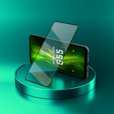 3mk HardGlass Max Lite - Szkło hartowane do Motorola Moto G55 5G (Czarny) 3mk HardGlass Max Lite - Szkło hartowane do Motorola Moto G55 5G (Czarny)