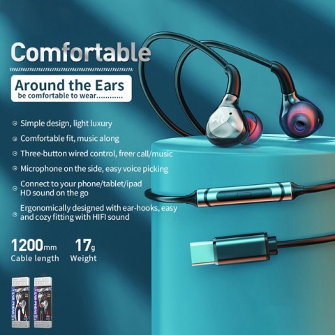 WEKOME YC06 Blackin Series - Słuchawki przewodowe HiFi USB-C (Biały) WEKOME YC06 Blackin Series - Słuchawki przewodowe HiFi USB-C (Biały)