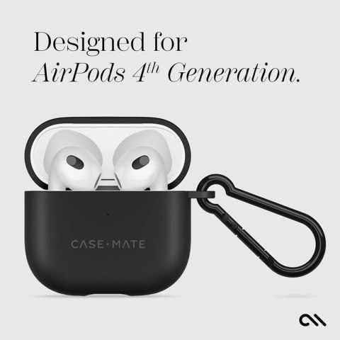 Case-Mate Tough Case - Etui AirPods 4 (Czarny) Case-Mate Tough Case - Etui AirPods 4 (Czarny)