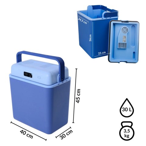 Lodówka turystyczna samochodowa CB 30L - 12V Lodówka turystyczna samochodowa CB 30L - 12V