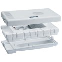 Lodówka samochodowa elektryczna 24L ICEGO, zasilanie 12-230V, niebieska
