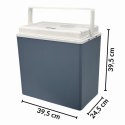 Lodówka samochodowa elektryczna 24L ICEGO, zasilanie 12-230V, niebieska