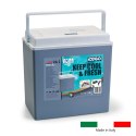 Lodówka samochodowa elektryczna 24L ICEGO, zasilanie 12-230V, niebieska