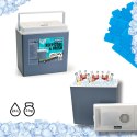 Lodówka samochodowa elektryczna 24L ICEGO, zasilanie 12-230V, niebieska