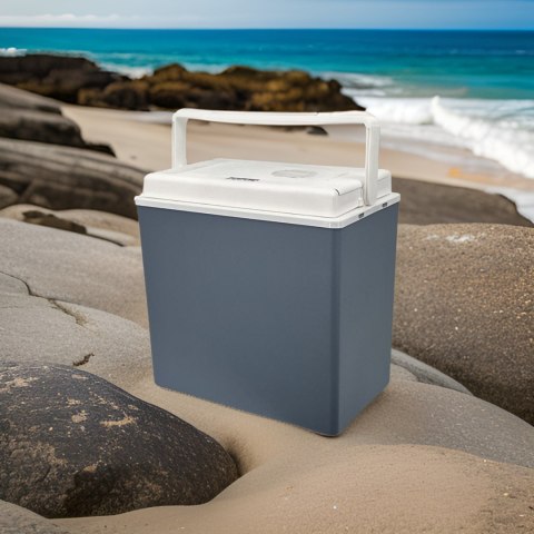 Lodówka samochodowa elektryczna 24L ICEGO, zasilanie 12-230V, niebieska Lodówka samochodowa elektryczna 24L ICEGO, zasilanie 12-230V, niebieska