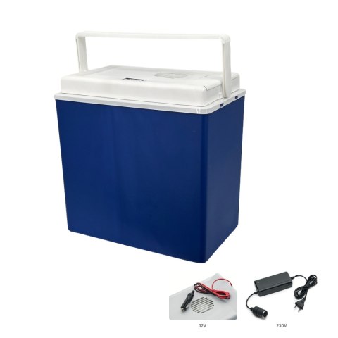 Lodówka samochodowa elektryczna 30L ICEGO, zasilanie 12-230V, niebieska Lodówka samochodowa elektryczna 30L ICEGO, zasilanie 12-230V, niebieska