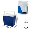 Lodówka samochodowa elektryczna 30L ICEGO, zasilanie 12-230V, niebieska