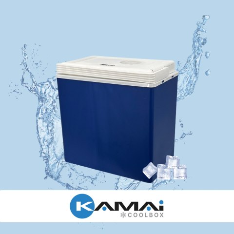 Lodówka samochodowa elektryczna 30L ICEGO, zasilanie 12-230V, niebieska Lodówka samochodowa elektryczna 30L ICEGO, zasilanie 12-230V, niebieska
