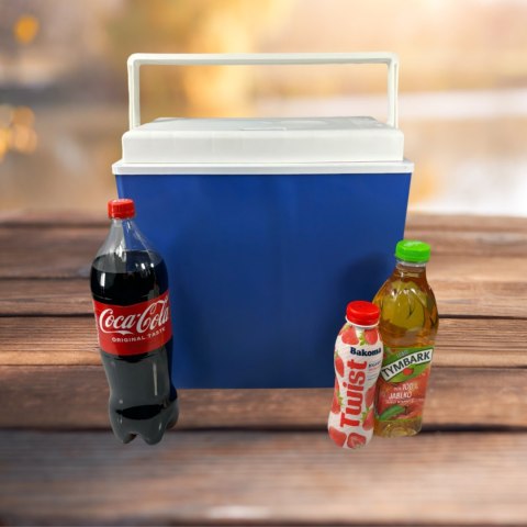 Lodówka samochodowa elektryczna 30L ICEGO, zasilanie 12-230V, niebieska Lodówka samochodowa elektryczna 30L ICEGO, zasilanie 12-230V, niebieska