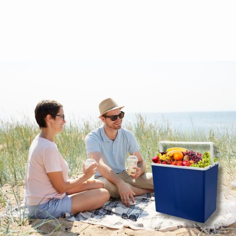 Lodówka samochodowa elektryczna 30L ICEGO, zasilanie 12-230V, niebieska Lodówka samochodowa elektryczna 30L ICEGO, zasilanie 12-230V, niebieska