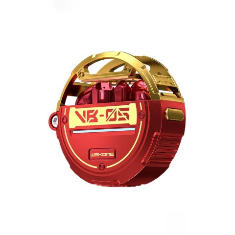 WEKOME VB05 Vanguard Series - Bezprzewodowe słuchawki Bluetooth V5.3 TWS z etui ładującym (Czerwony) WEKOME VB05 Vanguard Series - Bezprzewodowe słuchawki Bluetooth V5.3 TWS z etui ładującym (Czerwony)