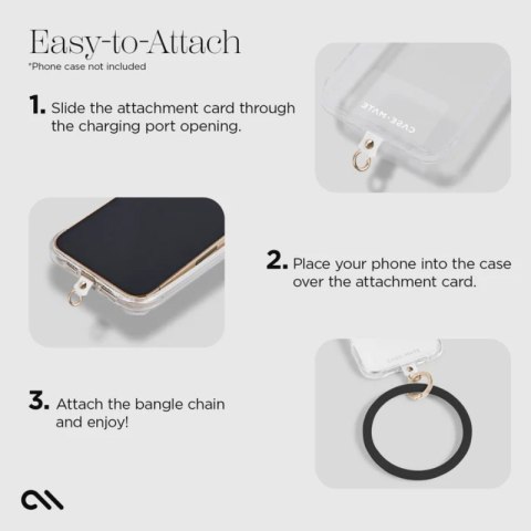 Case-Mate Phone Bangle - Brelok / bransoletka na nadgarstek do smartfona (Black) Case-Mate Phone Bangle - Brelok / bransoletka na nadgarstek do smartfona (Black)