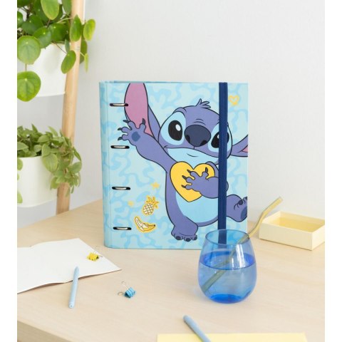 Disney Stitch - Segregator A4 z kolekcji Tropical (4 ringi, gumka)