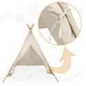 NAMIOT DOMEK INDIAŃSKI DLA DZIECI TIPI 135CM