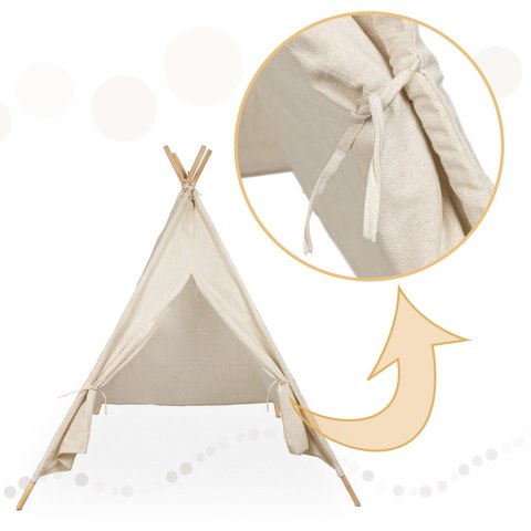 NAMIOT DOMEK INDIAŃSKI DLA DZIECI TIPI 135CM NAMIOT DOMEK INDIAŃSKI DLA DZIECI TIPI 135CM